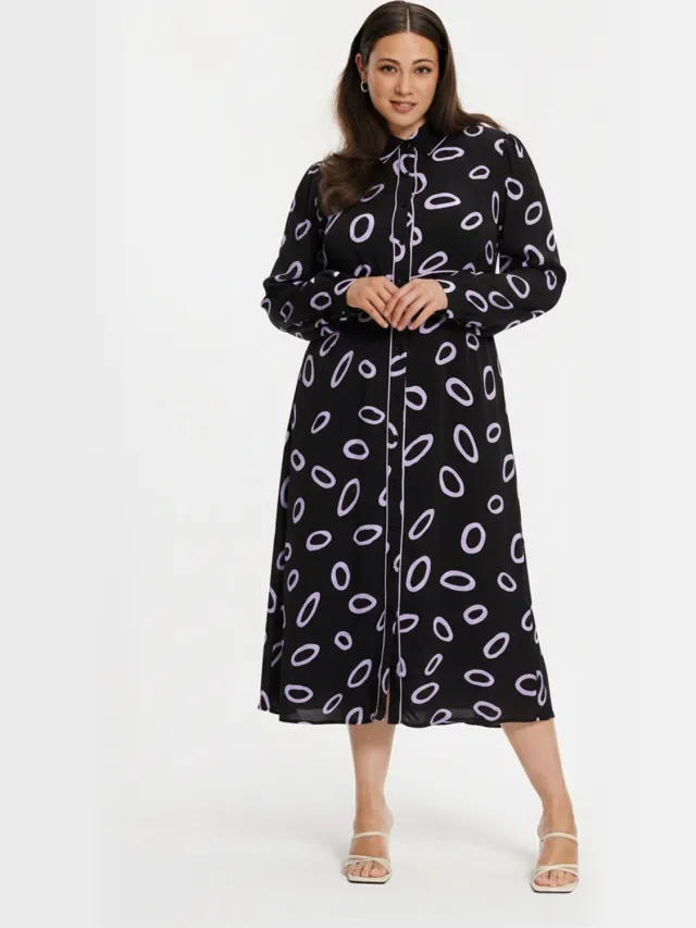 Yoek Jurk LOOPS | Zwart