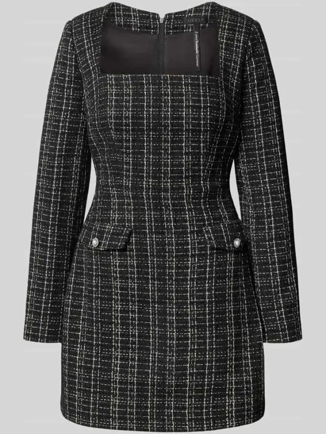 Guess Mini-jurk met vierkante hals, model 'SANDRA', foto 2