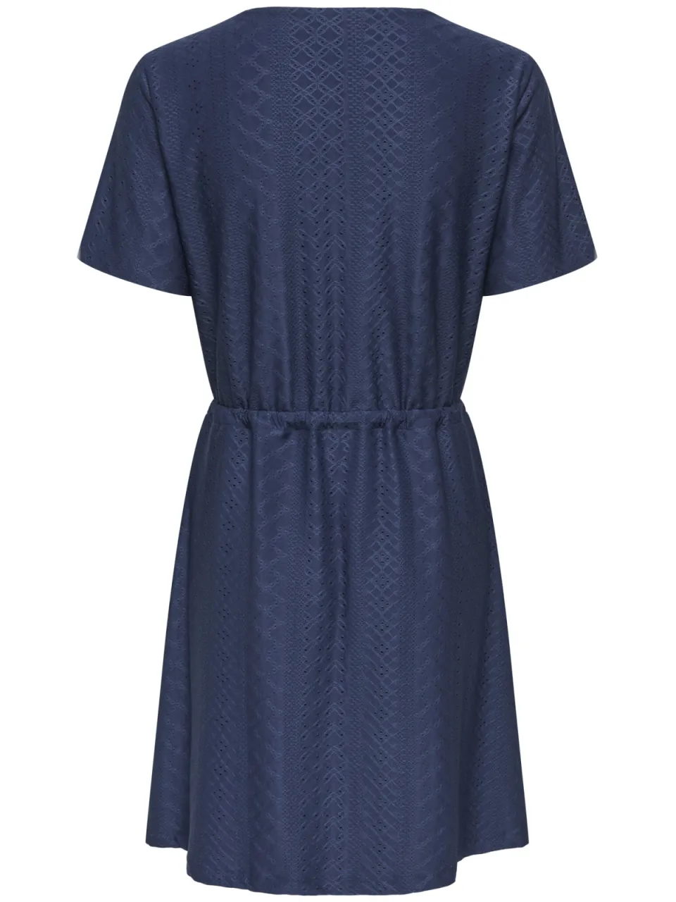 JDY korte jurk ajour donkerblauw, foto 3