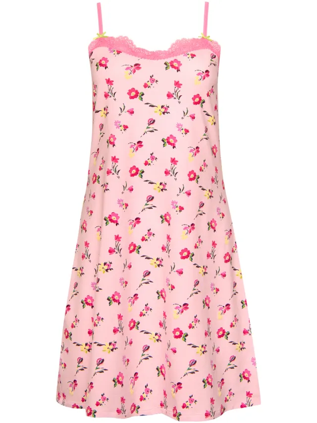 Lisca Korte Jurk Lisca Babydoll BLOOMY Cheek Roze