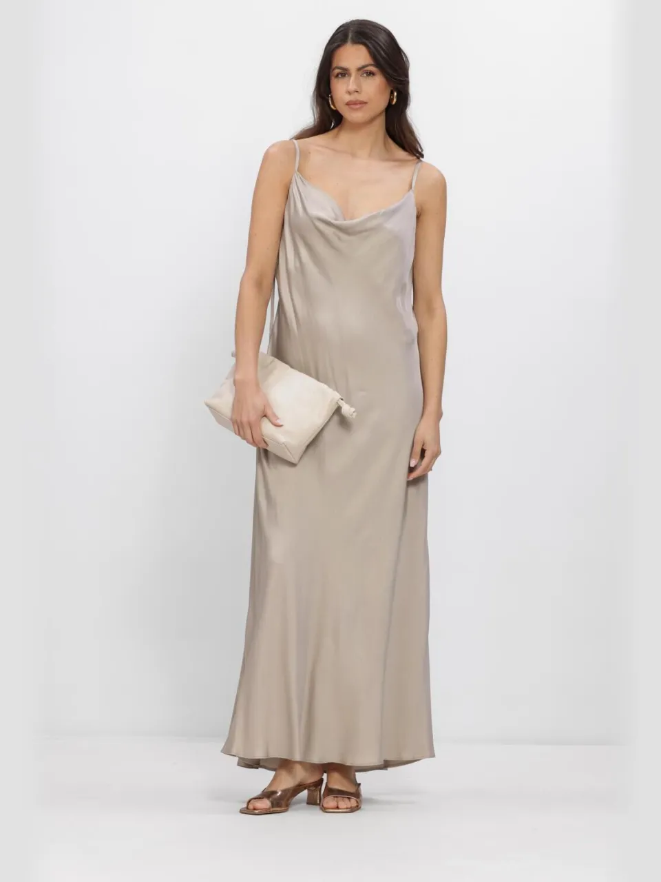 NEMA Dames Jurken N230 - Beige