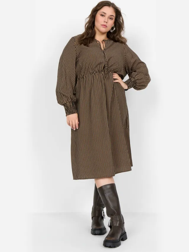 Wasabiconcept Eco jurk GENTINA DESERT BROWN/COMBI