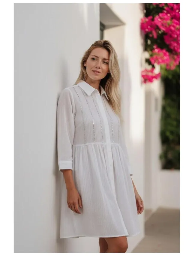 Isla Bonita By Sigris Jurk Isla Bonita By Sigris Jurk Wit