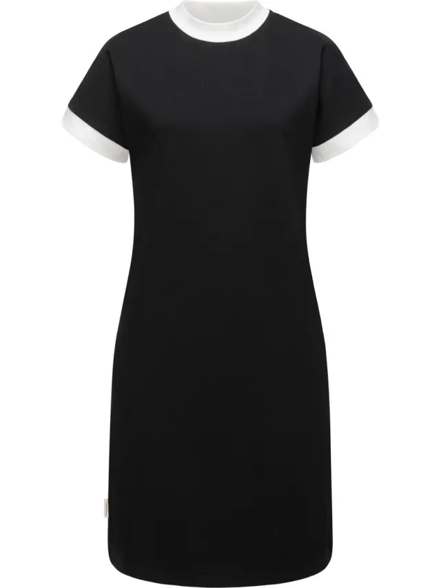 Ragwear Dames zomerjurk Katchi Solid Black