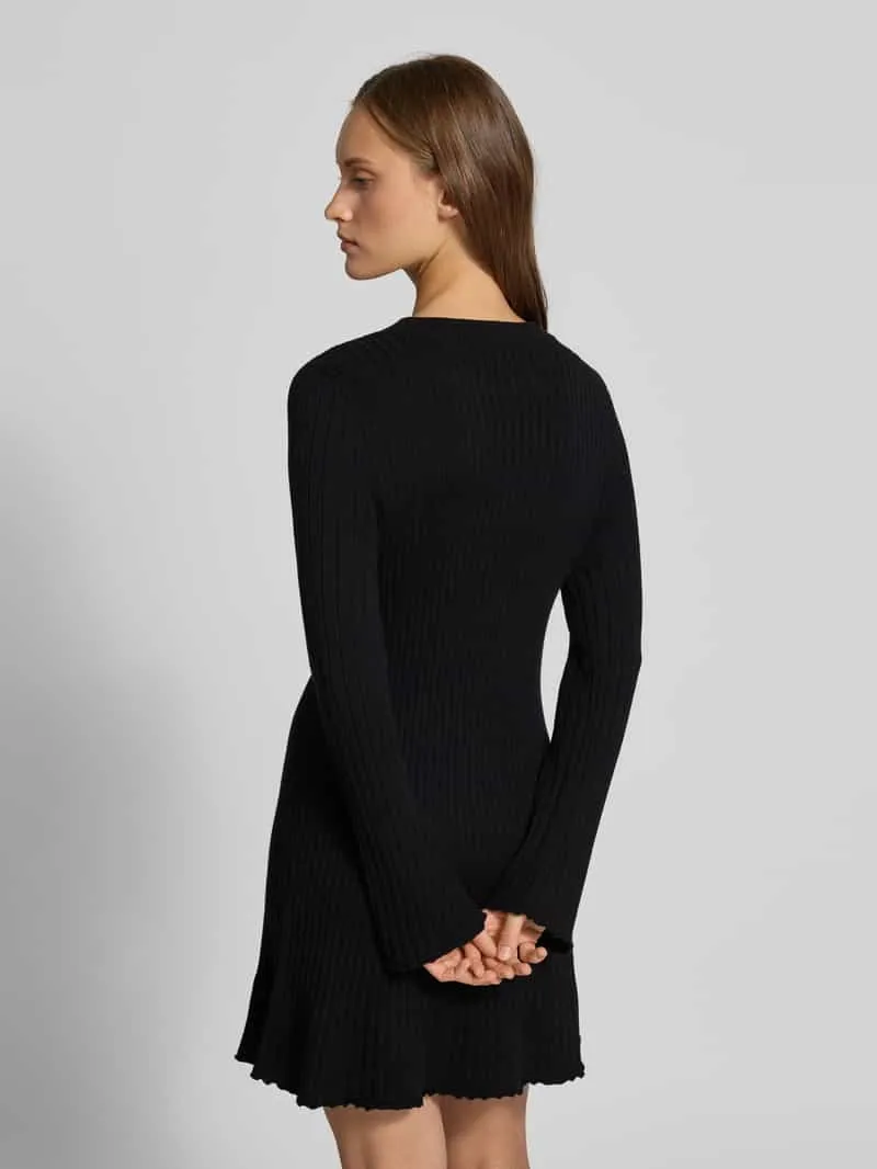 Only Nauwsluitende vrijetijdsjurk van viscosemix model 'MICHELLA' zwart, foto 3