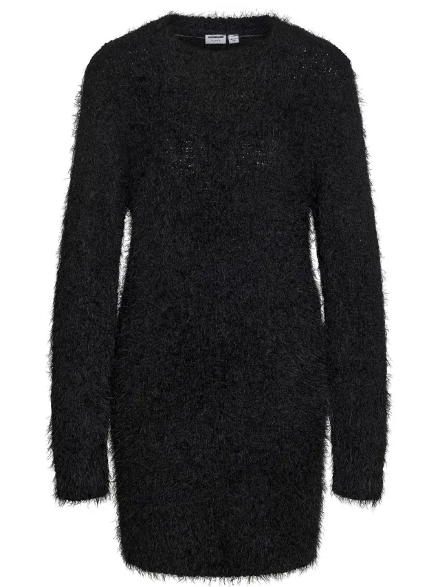 Noisy May Gebreide jurk Gebreid Black