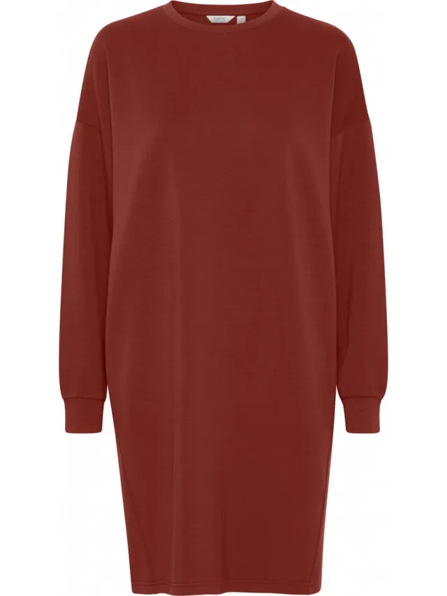 b.Young BYPUSTI SHORT DRESS - Dames Jurk Bruin