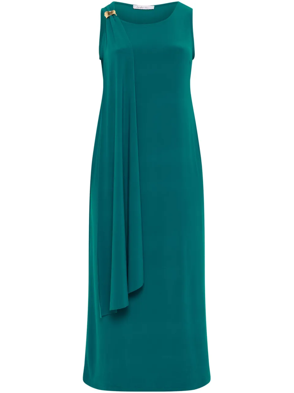 Yours London Blauwgroene Maxijurk, foto 3