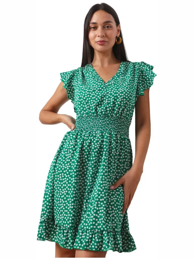 La Modeuse Jurk La Modeuse 79267_P188638 Groen