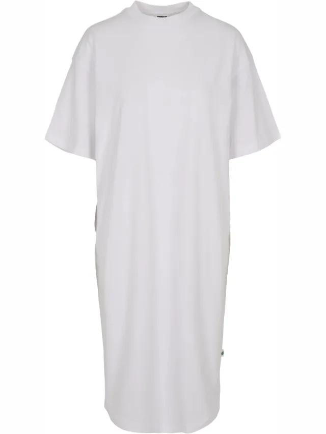 Urban Classics Dames/Dames Lang Organisch Oversized T-shirt Jurk (Wit)