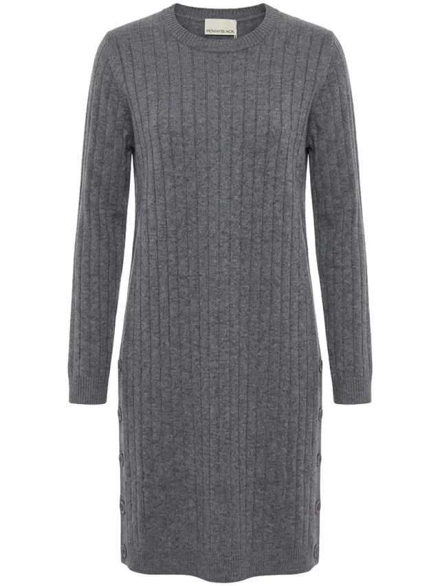 Pennyblack Korte Jurk Pennyblack pbbrodeo-004 Grijs