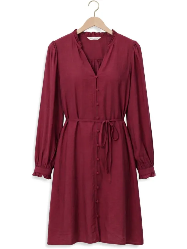 MSCH Copenhagen Mschmyla Peninna Dress Dames - Jurk - Bordeaux