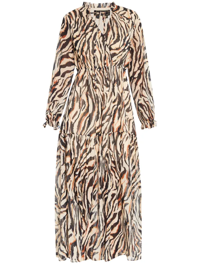 Faina Maxi jurk sookie Dames cr crème, foto 2