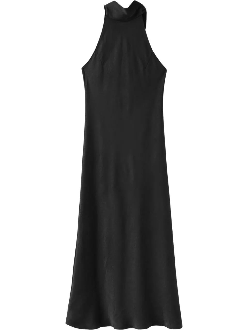 Mango halter maxi jurk - zwart, foto 2