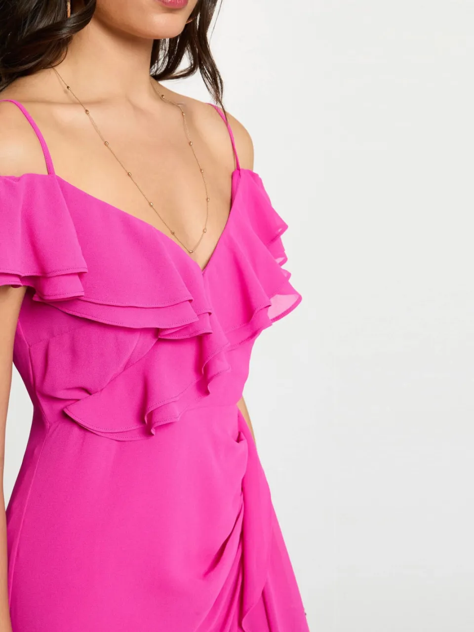 Morgan jurk fuchsia, foto 3