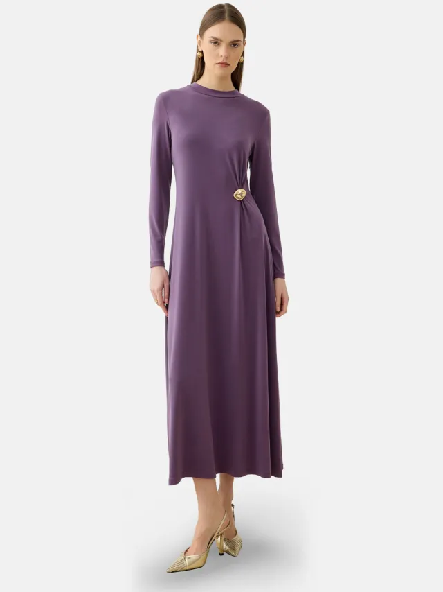 Refka Modest Dress Refka Paars