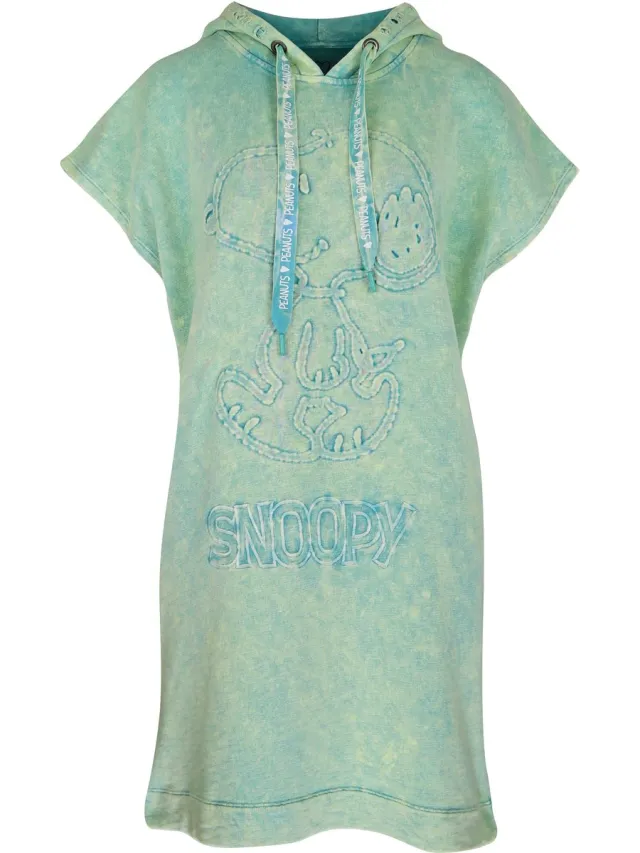 FrogBox • Snoopy sweat jurk • Groen