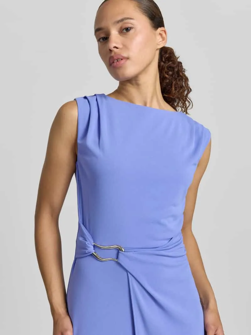 GUIDO MARIA KRETSCHMER WOMAN Cocktailjurk met boothals model 'Arlene' lichtblauw, foto 4
