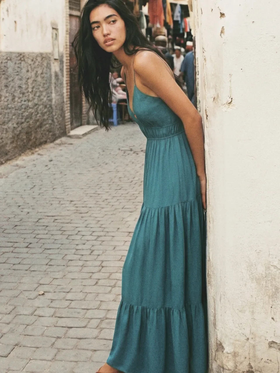Mango maxi jurk blauw, foto 3