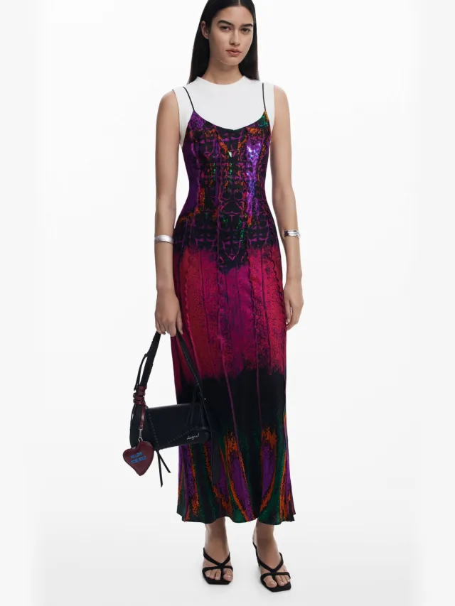 Desigual zomerjurk fuchsia
