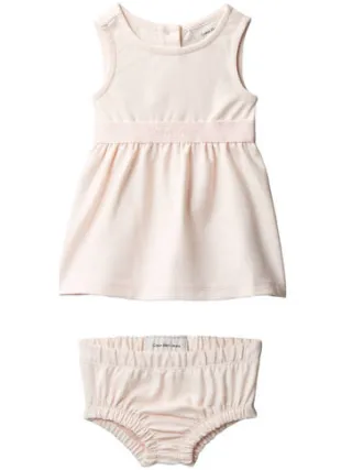 Calvin Klein jurk met bloomer ecru
