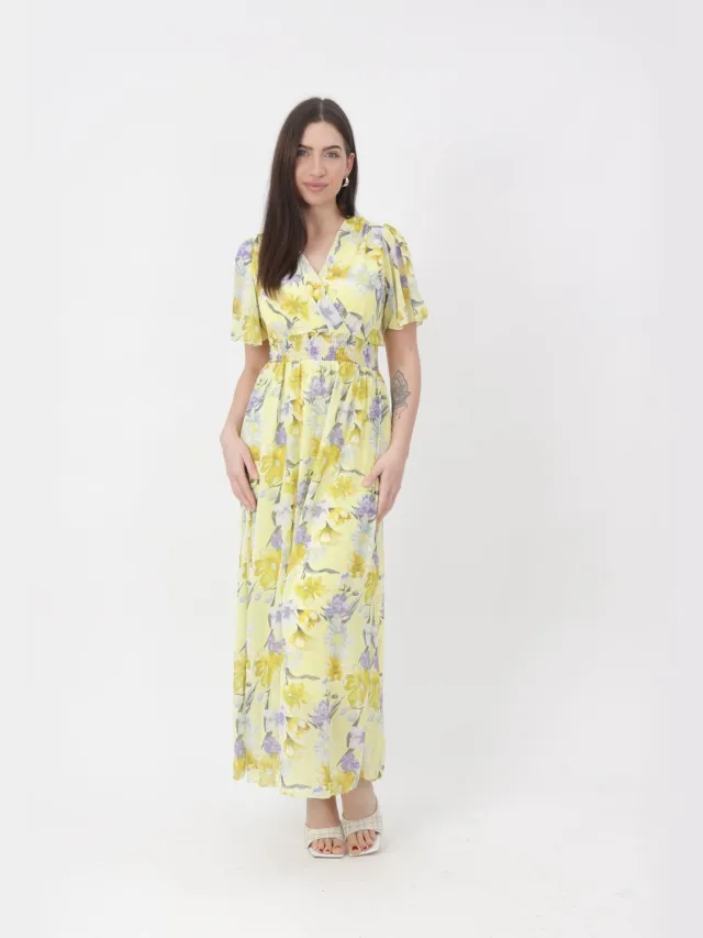 Elara Maxikleid Gelb
