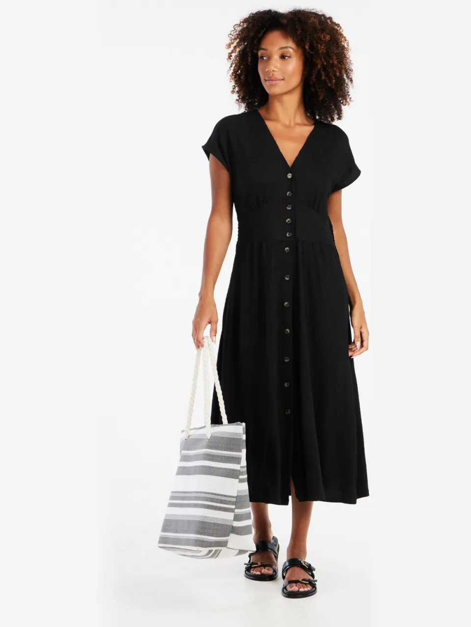 Protest zomerjurk zwart True Black