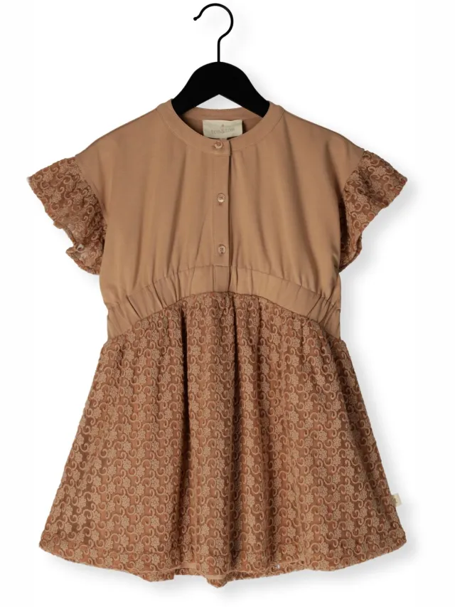 Ton & Ton Meisjes Jurken Tara - Camel