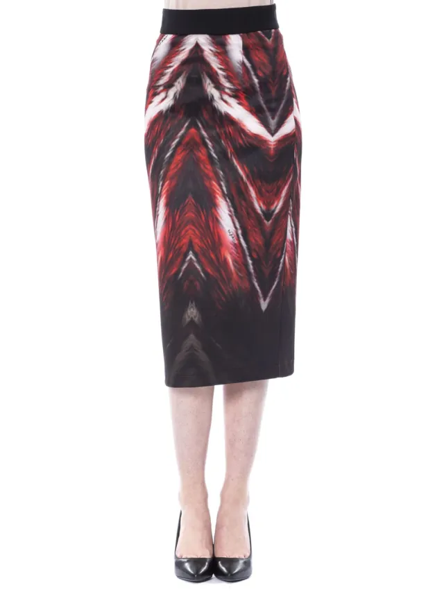 Byblos Dames Multicolor Polyester Rok Veelkleurig