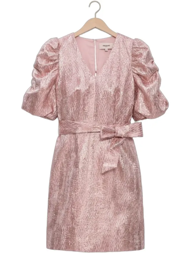 Freebird F-wv-jaquard-fantasy-26-1 Dames - Jurk - Roze