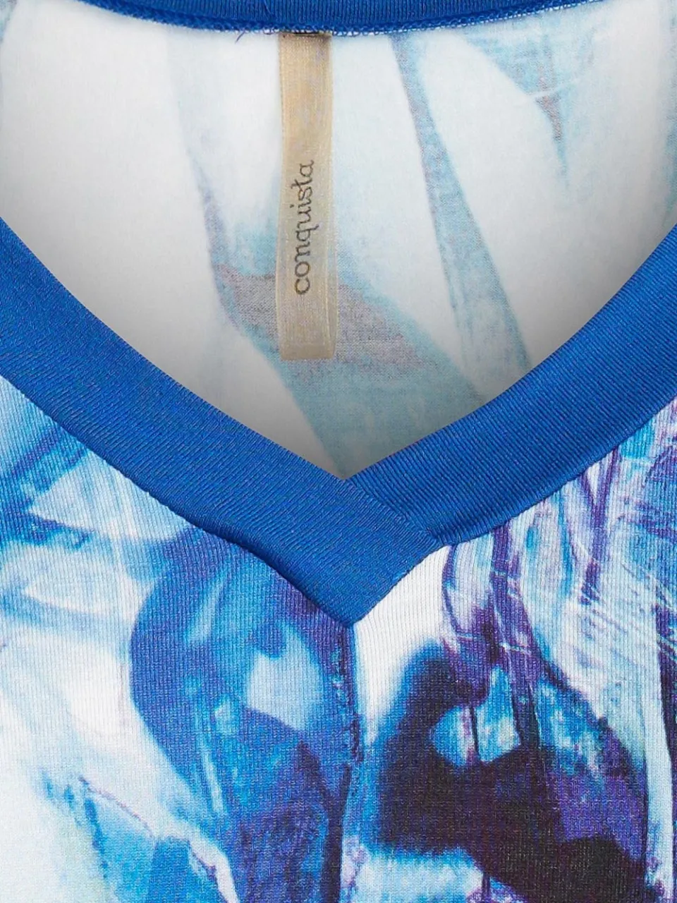 Conquista V Hals Jurk blauw, foto 2