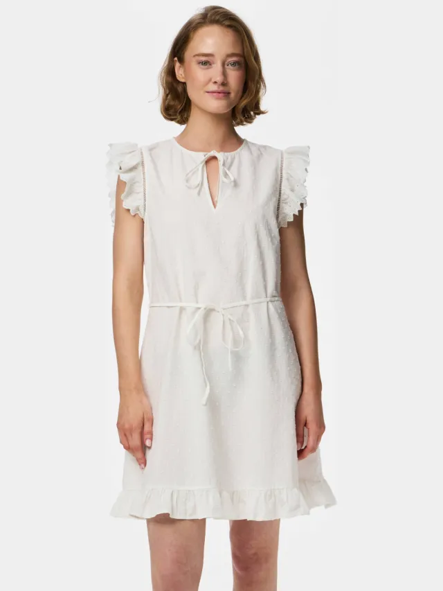 Pieces zomerjurk ecru