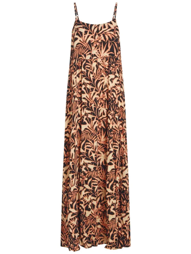 O'Neill strandjurk met all over print multi Oranje/zwart