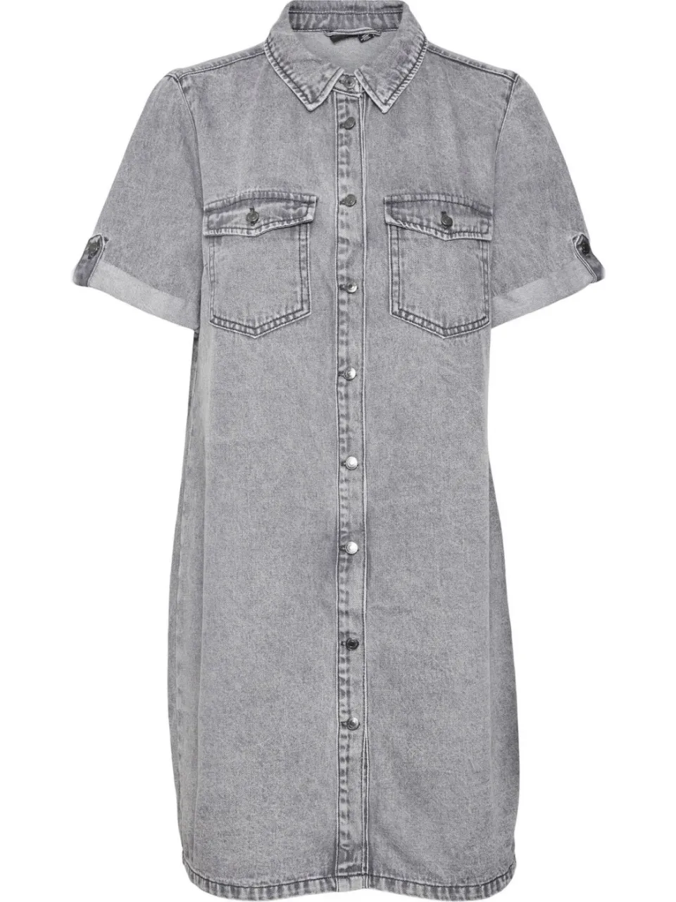 Vero Moda VMJENNIE spijkerjurk medium grey denim, foto 3