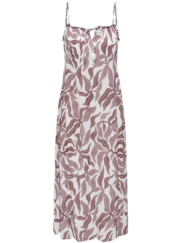 Only ONLNELLY LIFE ALEXA MIDI DRESS NOOS WVN - Dames - Mini jurken tofu