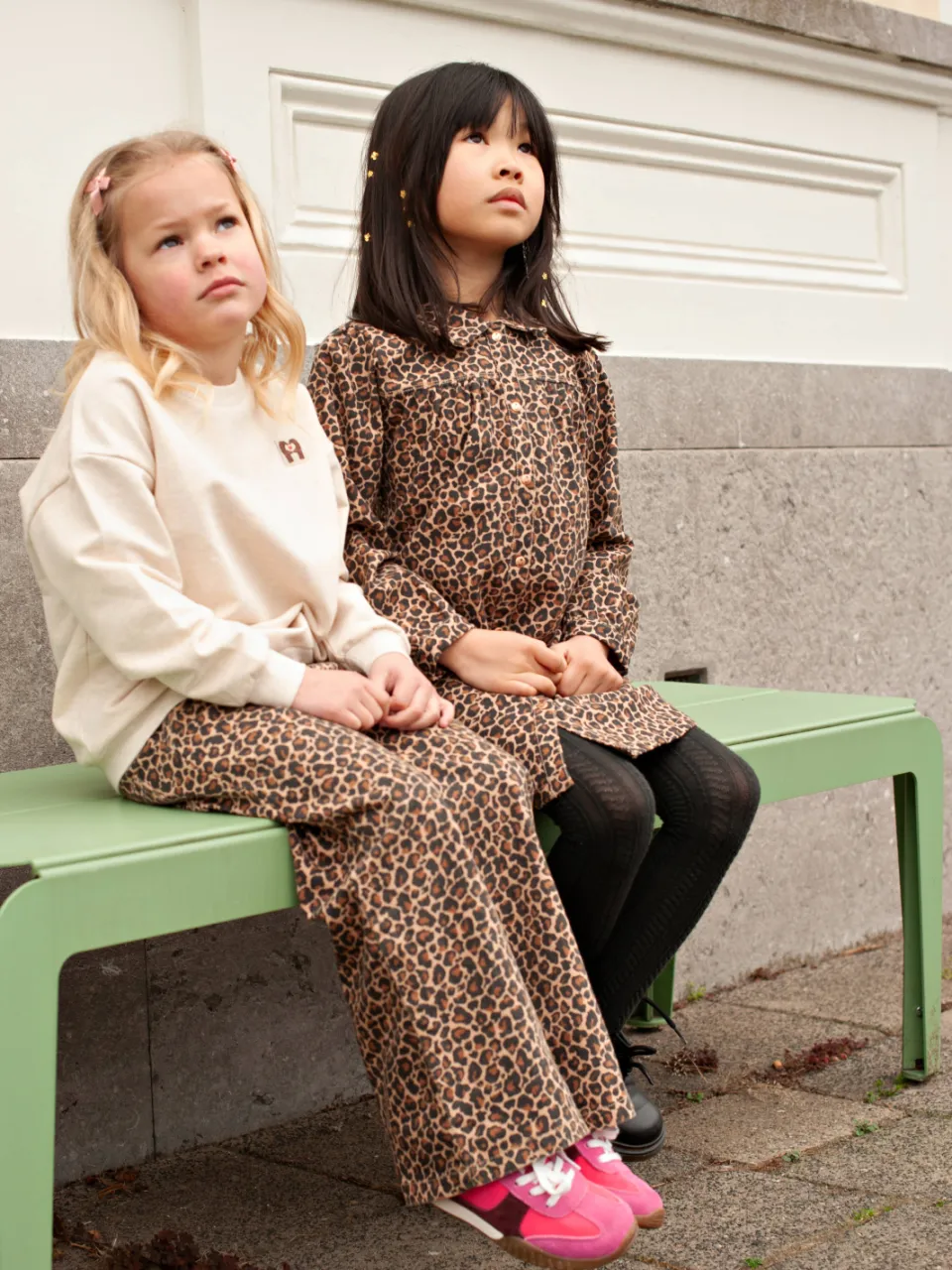 Jubel City Chic spijkerjurk met panterprint bruin, foto 8