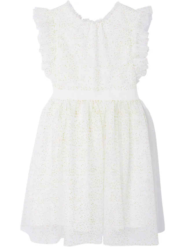 vertbaudet Tulle-jurk voor meisjes wit