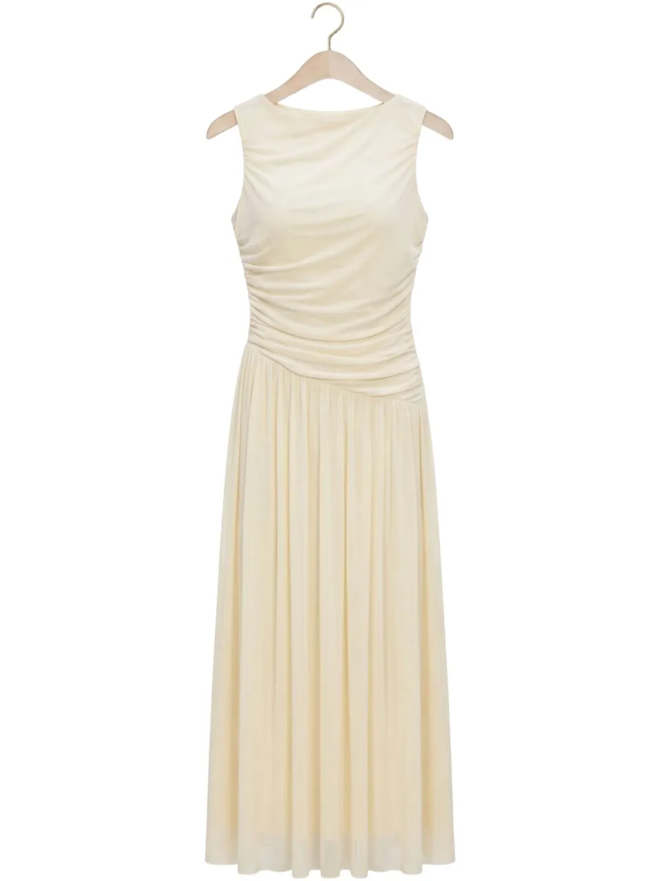 NEO NOIR Dames Jurken Cludine Mesh Dress - Geel, foto 2