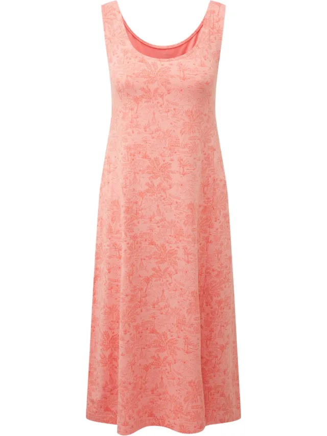 Sherpa Adventure Gear Neha Lange Tanktop Jurk - Rosegoud Toile Pink