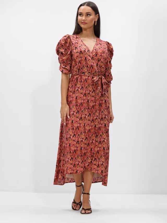 Aaiko Dames Jurken Pida Ikat Vis 512 - Multi