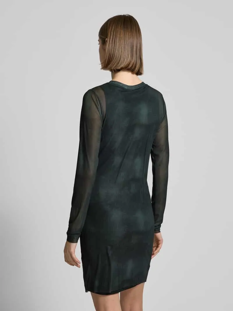 Karo Kauer Mini-jurk met labelapplicatie zwart, foto 3