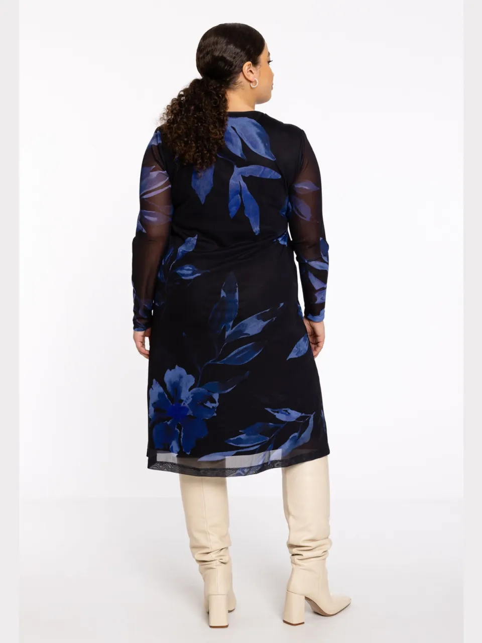 Yoek Jurk VALENTINE | Blauw, foto 2