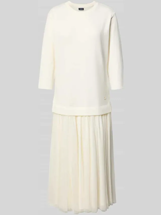 Joop! Midi-jurk in 2-in-1-look offwhite, foto 2