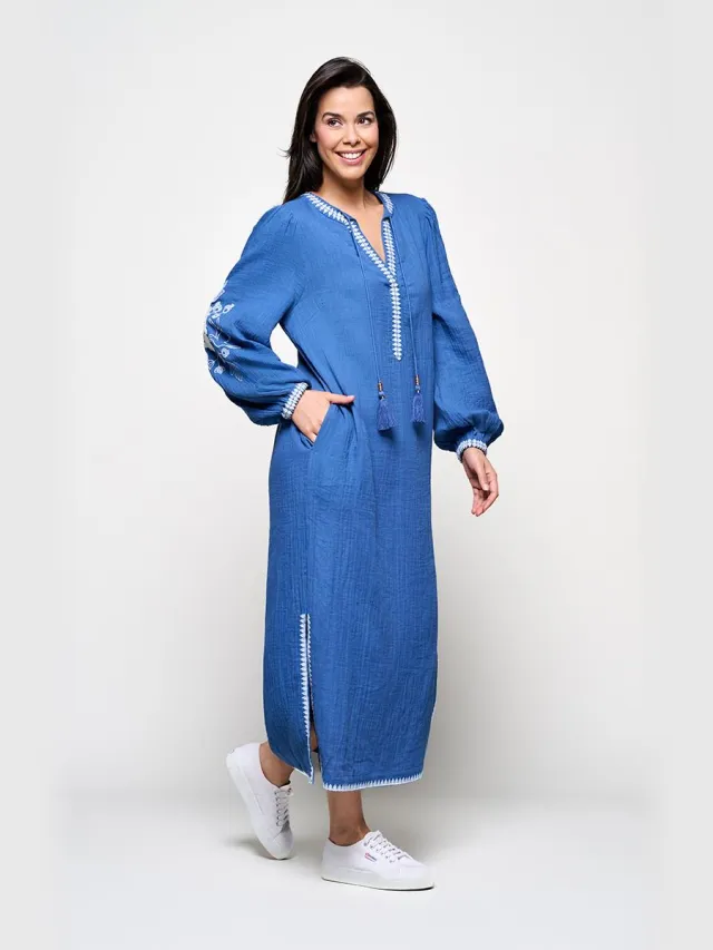Mart Visser Caroline Tensen Como Jurk Blauw