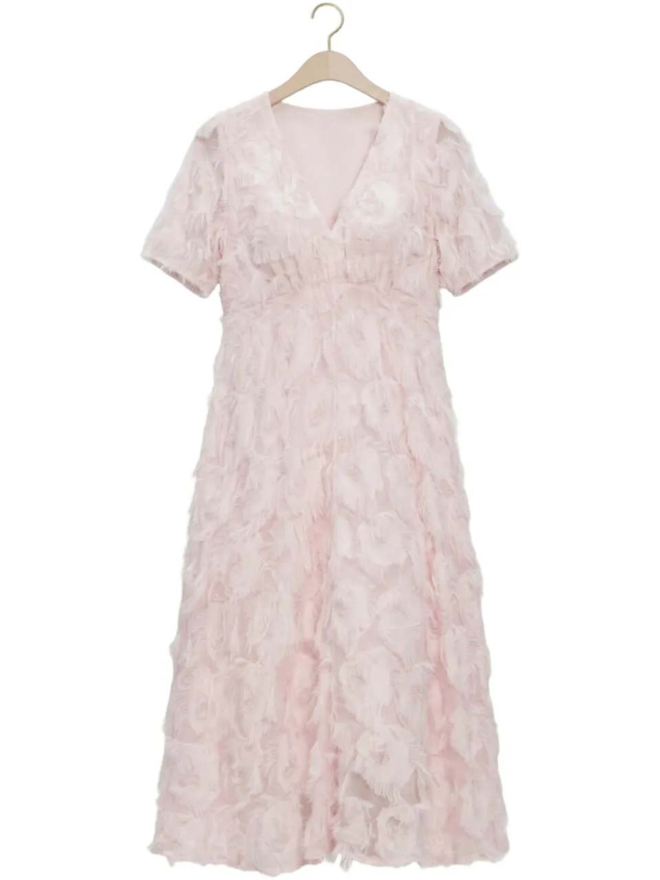 Y.A.S. YAS Dames Jurken Yaspazylla 2/4 Midi Dress S. - Lichtroze, foto 2