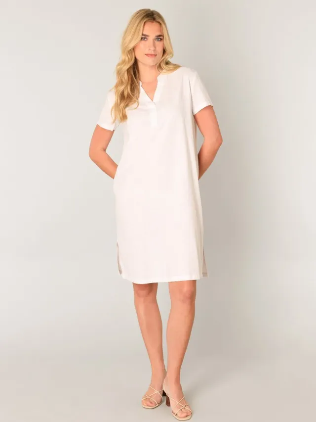 Base Level BLYacin Dresses - Natural White