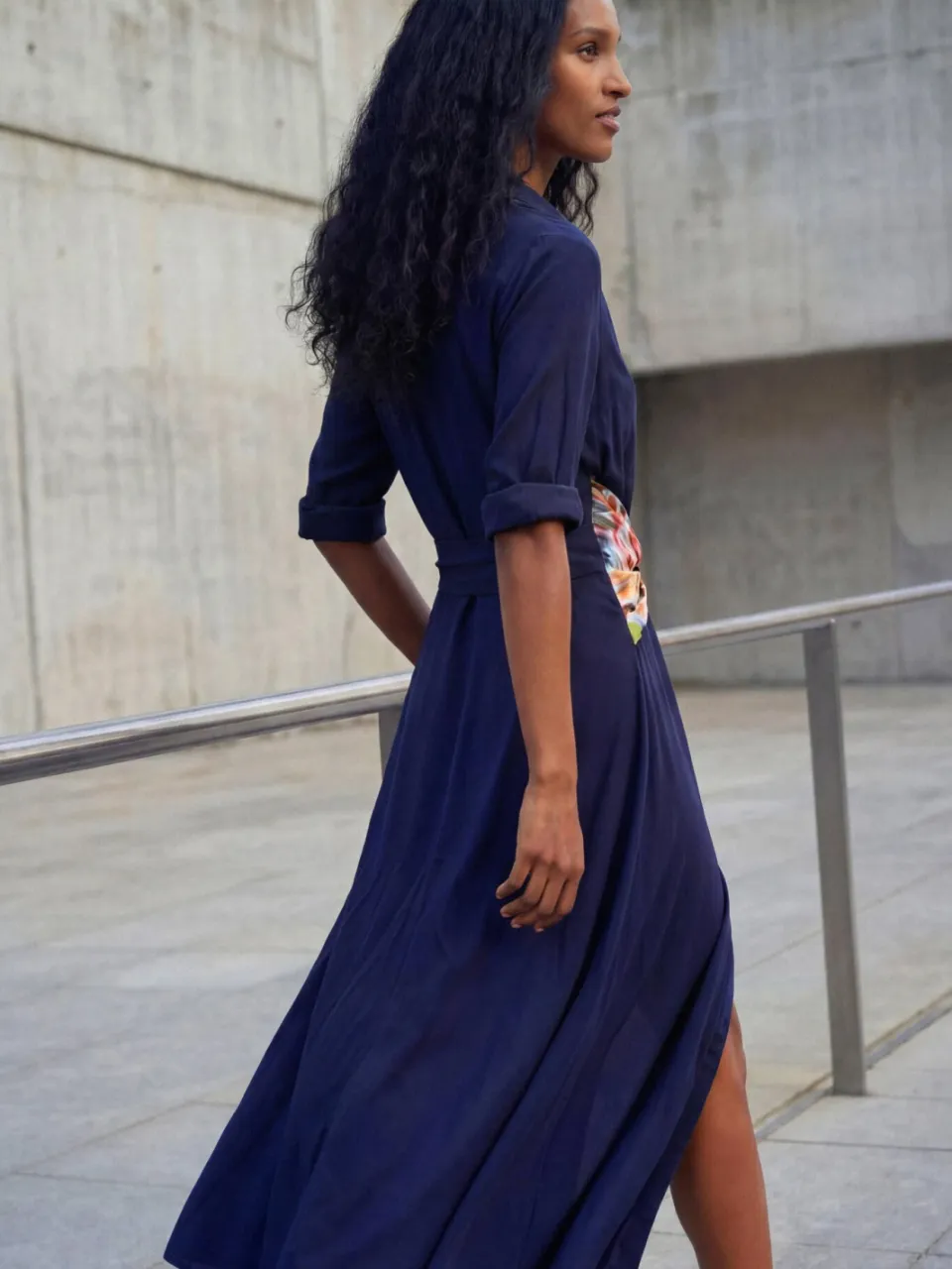 Desigual blousejurk donkerblauw, foto 2