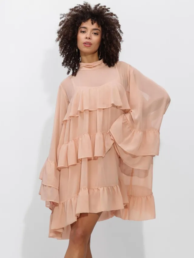 Gestuz Dames Jurken Gzchiffany Short Dress - Perzik
