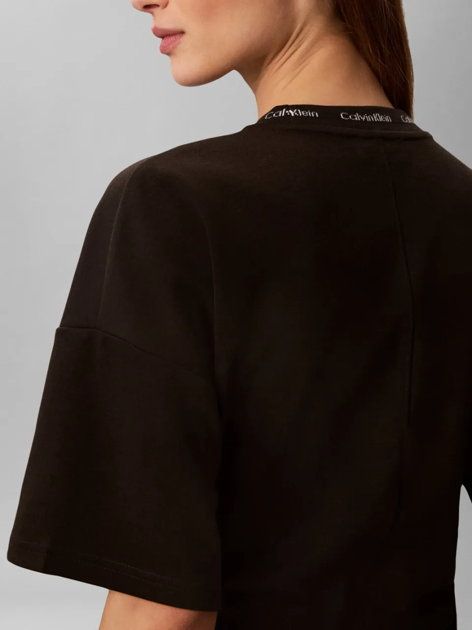 Calvin Klein JEANS mini jurk - donkerbruin, foto 5