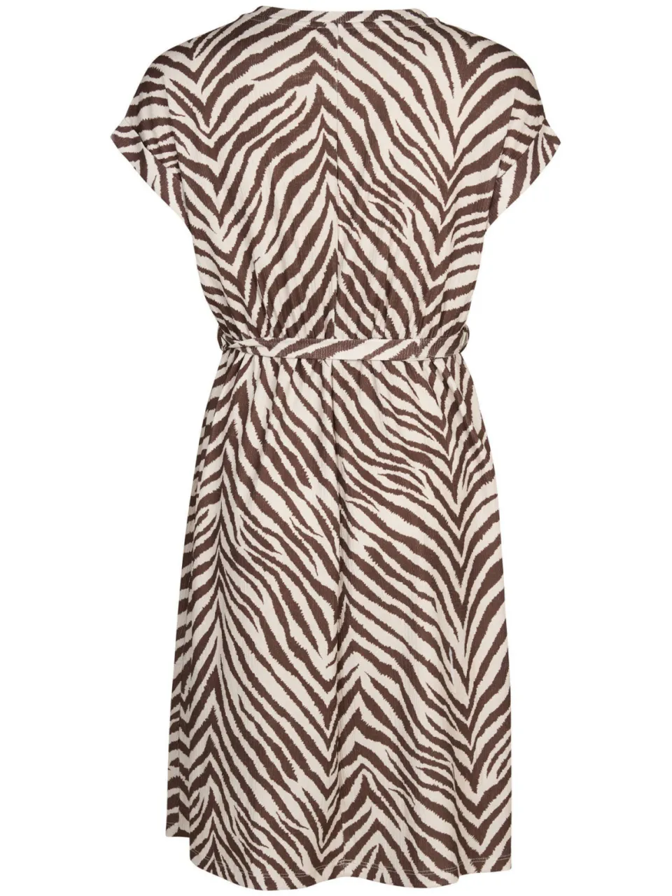 Miss Etam zomerjurk met zebraprint ecru, foto 4